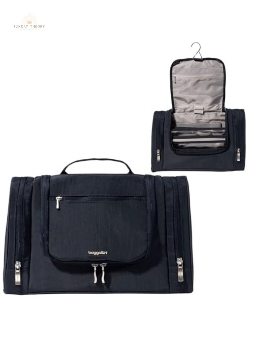 Baggallini Toiletry Kit Travel Organizer with Hanging Hook